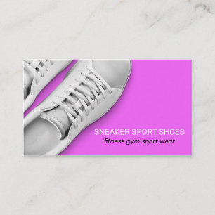 Carte De Visite Chaussures Baskets Violet Sport Sport Sport
