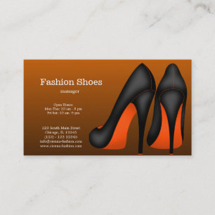 Carte De Visite Chaussures de mode
