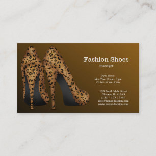 Carte De Visite Chaussures de mode