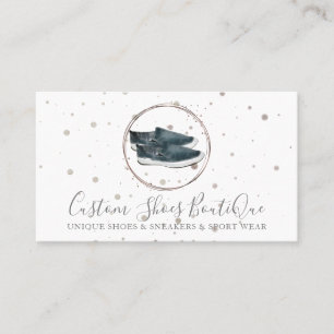 Carte De Visite Chaussures en toile de style Jean Sneaker de la bo