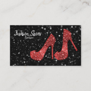 Carte De Visite Chaussures Glam talons hauts