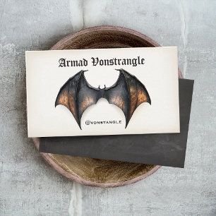 Carte De Visite Chauve-souris vampire 