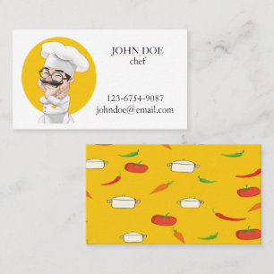 Carte De Visite Chef cuisine