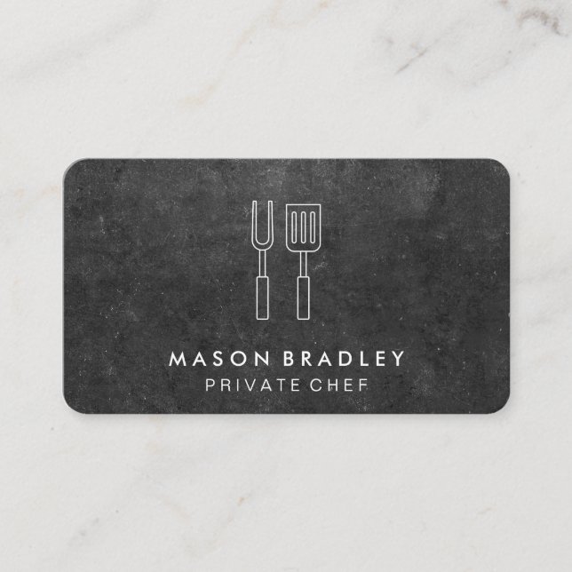 Carte De Visite Chef | Cuisine BBQ (Devant)