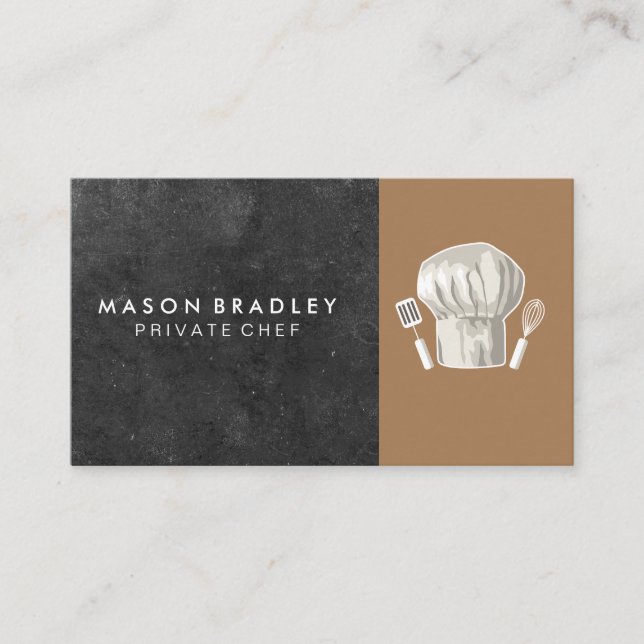 Carte De Visite Chef | Cuisine BBQ | cuisiner (Devant)