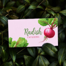 Chef cuisinier moderne rose et vert aquarelle