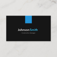 Chef de construction Moderne Aqua Bleu