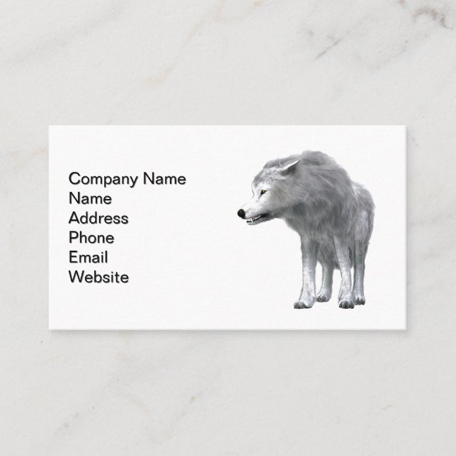 Carte De Visite Chef du pack Dire Wolf (Devant)