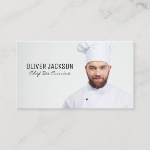 Carte De Visite Chef exécutif   Ajouter une image personnalisée