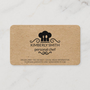 Carte De Visite Chef   Naturel