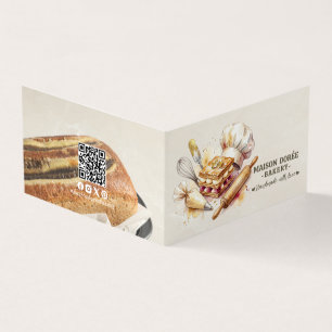 Carte De Visite Chef Pâtissier Boulangerie Magasin Détail Gâteau B