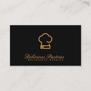 Carte De Visite Chef pâtissier   Propriétaire du magasin