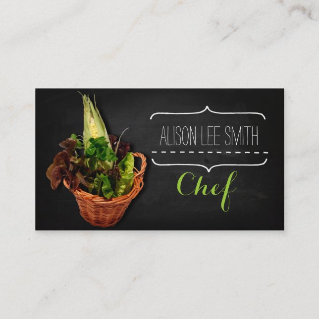 Carte De Visite Chef personnel/catering Service/Cook service (Devant)