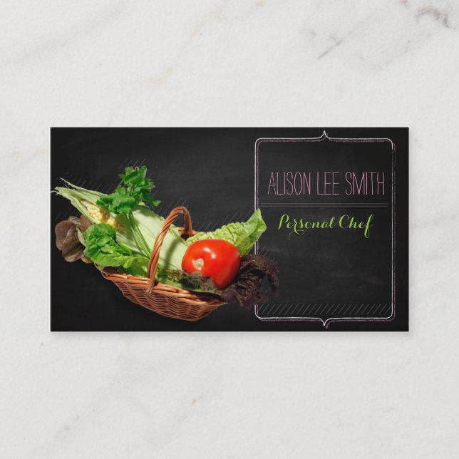 Carte De Visite Chef personnel/catering Service/Cook service (Devant)