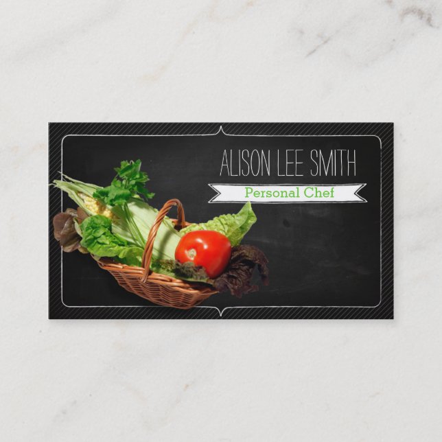 Carte De Visite Chef personnel/catering Service/Cook service (Devant)