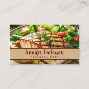 Carte De Visite Chef Personnel Sous-Chef Restaurant