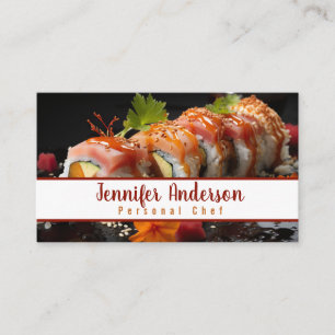 Carte De Visite Chef Personnel Sous-Chef Restaurant