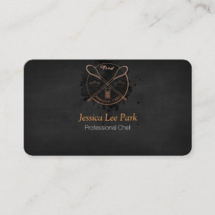 Carte De Visite Chef professionnel / Chef personnel / service de r