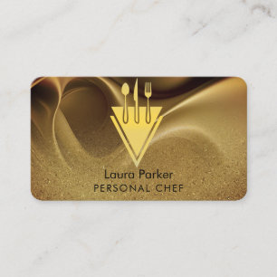 Carte De Visite Chef Restaurant Cuisine Outils Personnel
