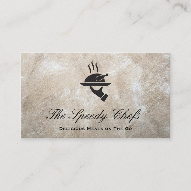Carte De Visite Chef | Services de restauration (Devant)
