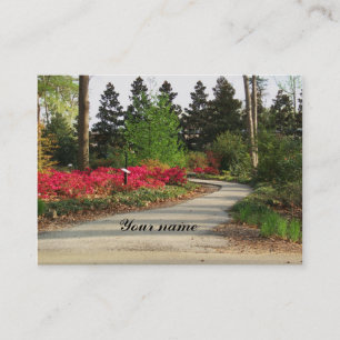 Carte De Visite Chemin de jardin