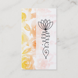 Carte De Visite *~* Chemin Rose et Wisteria des fleurs de Nirvana