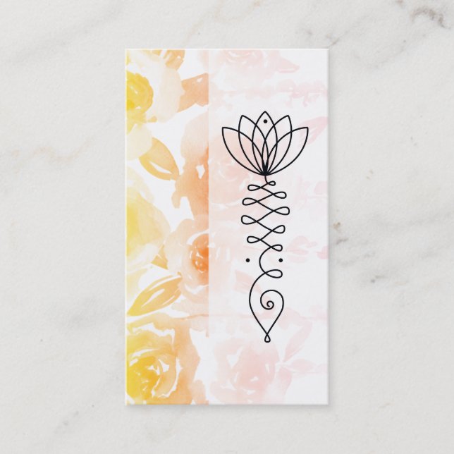 Carte De Visite *~* Chemin Rose et Wisteria des fleurs de Nirvana (Devant)