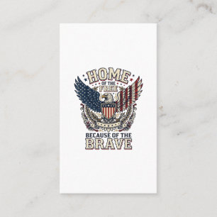Carte De Visite Chemise de l'Aigle Patriotique Vintage Maison de l
