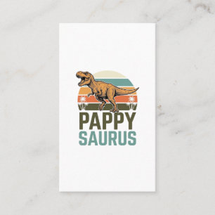 Carte De Visite Chemise Pappysaurus drôle dinosaure vintage couche