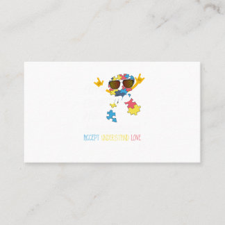 Carte De Visite Chemises de sensibilisation sur l'autisme Chemises