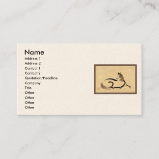 Carte De Visite Cheval