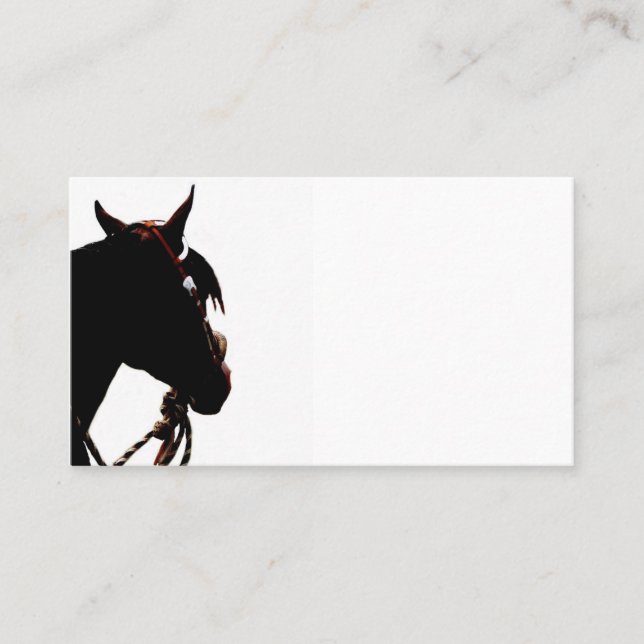 Carte De Visite Cheval de l'Ouest (Devant)