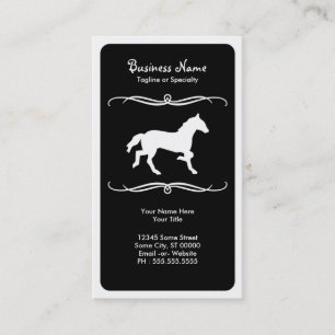 Carte De Visite cheval de mod