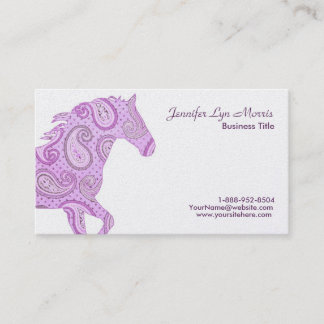 Carte De Visite Cheval de Paisley