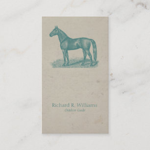 Carte De Visite Cheval de Viantage