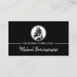 Carte De Visite Cheval équestre
