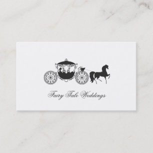 Carte De Visite Cheval et transport Mariage blanc et gris