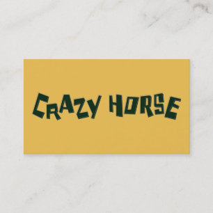 Carte De Visite cheval fou