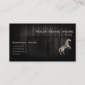 Carte De Visite Cheval grunge