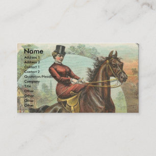 Carte De Visite Cheval Vintage