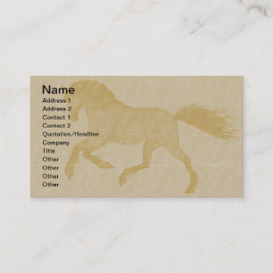 Carte De Visite Chevaux