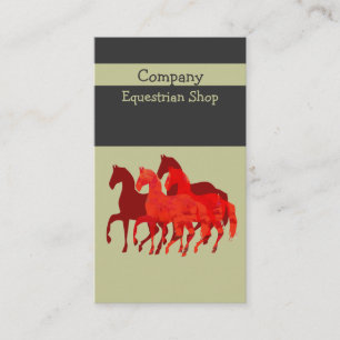 Carte De Visite Chevaux faits sur commande   faciles artistiques