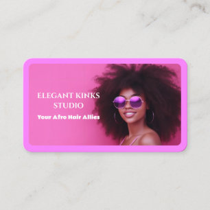 Carte De Visite Cheveux Afro