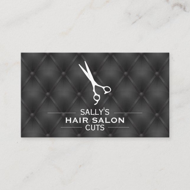Carte De Visite Cheveux avec dividers | Coussin Upholstery de luxe (Devant)