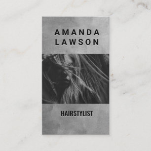 Carte De Visite Cheveux femmes   Barre et liste de styles