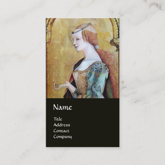 Carte De Visite CHEVEUX NATUREL COSMÉTIQUES MONOGRAMME 2 noir (Devant)