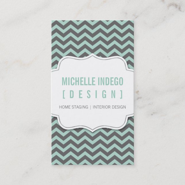 CARTE DE VISITE :: chevron3 2P (Devant)
