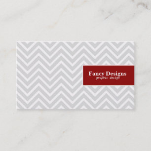 Carte De Visite Chevron chic