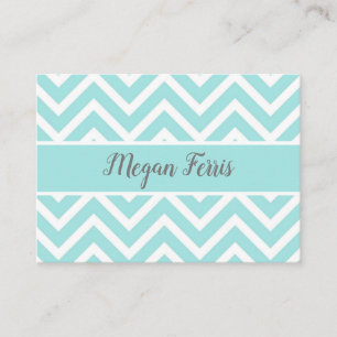 Carte De Visite Chevron Motif