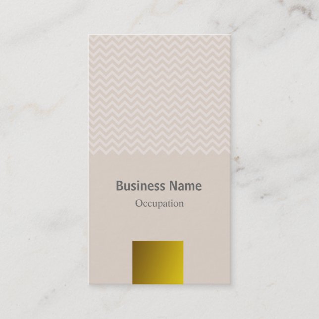Carte De Visite Chevron Soft (Devant)